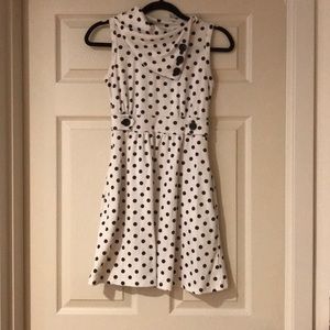 Modcloth coach tour dress in dots